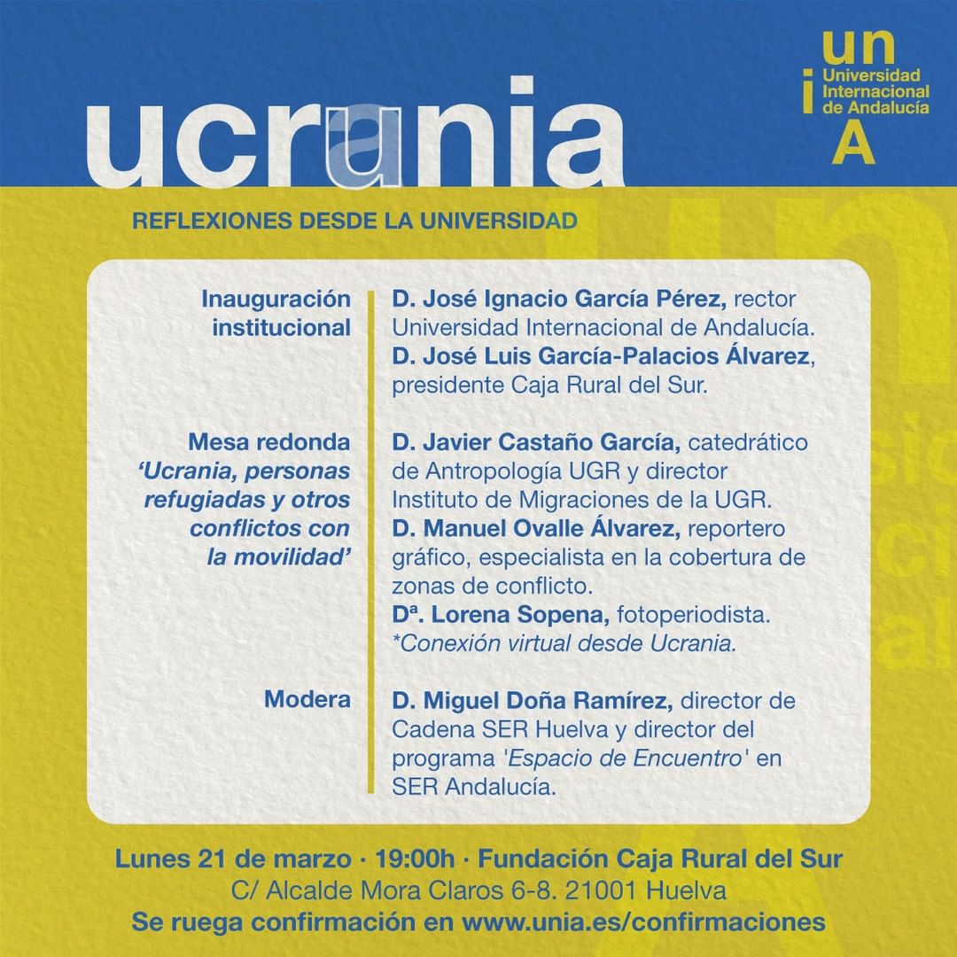 ‘Ucra-UNIA. Reflexiones desde la Universidad’