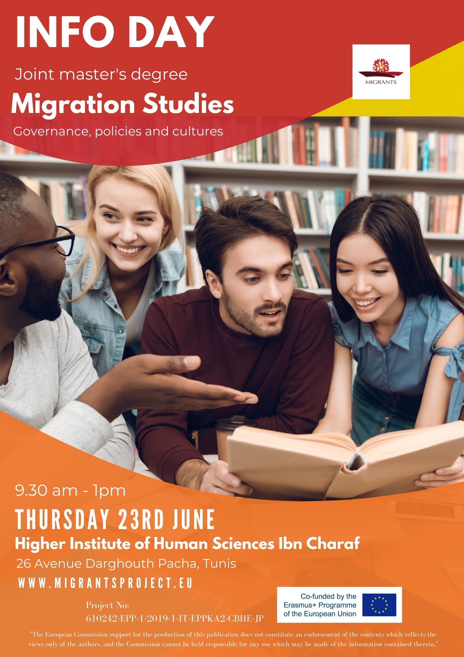 Info Day on the Master’s Degree in Migration Studies