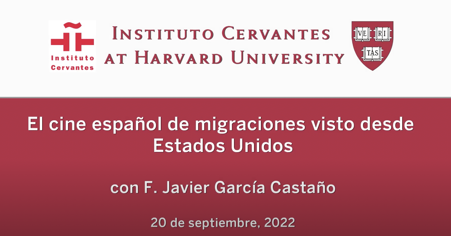 Conferencia Francisco Javier García Castaño