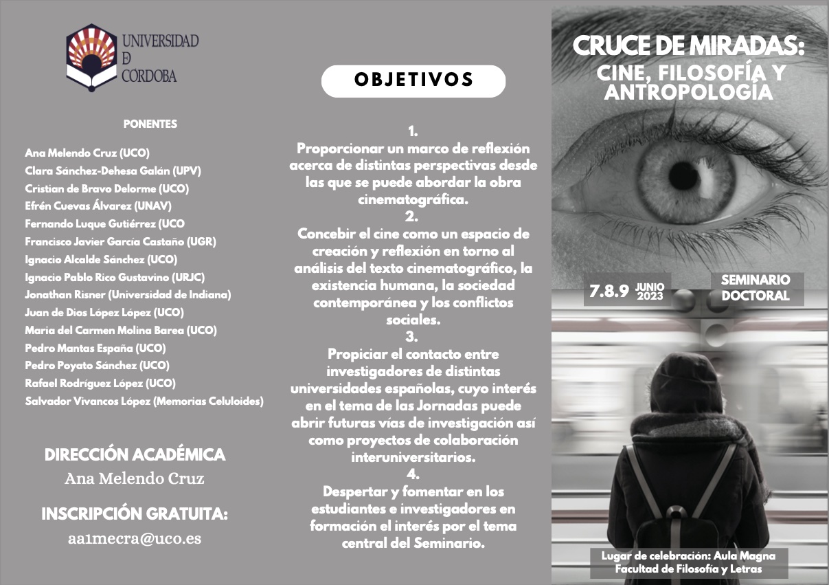Seminario Cruce de Miradas: Cine, filosofía y antropología