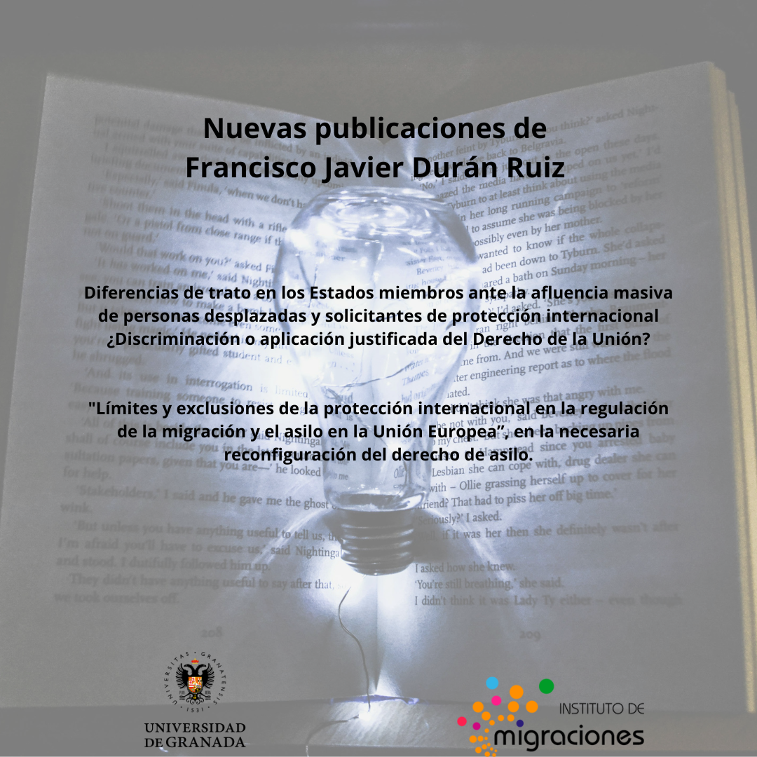Nuevas publicaciones de Francisco Javier Durán Ruiz