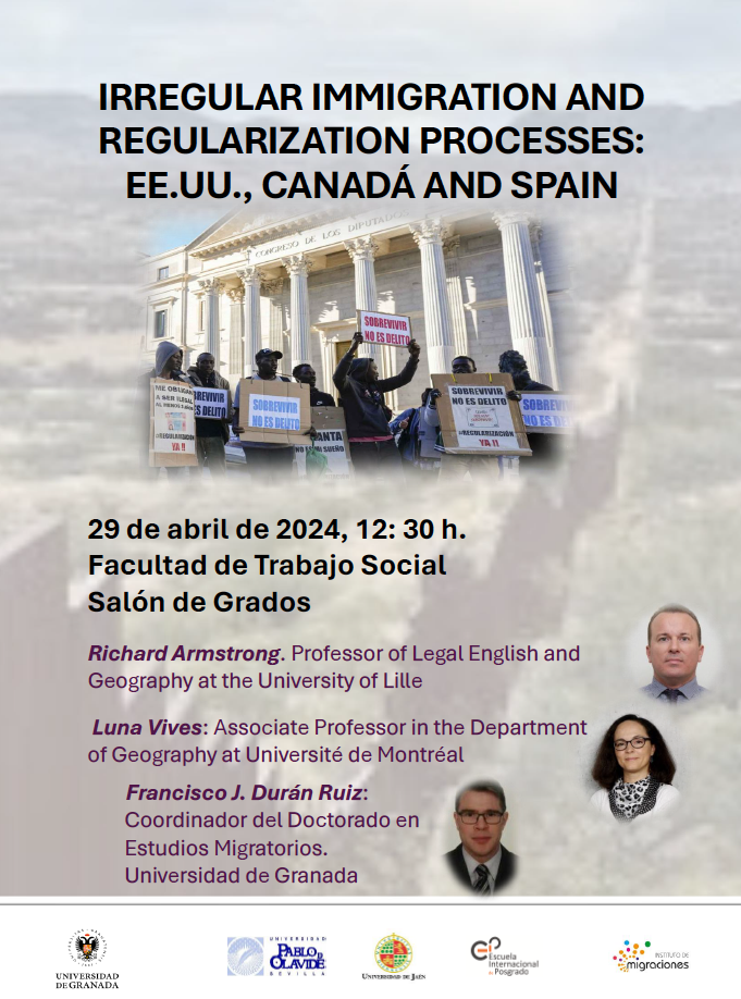Irregular Immigration and Regularization Processes: EE.UU., Canadá and Spain