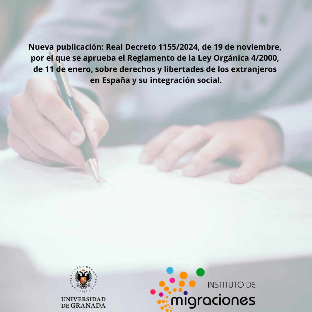 Real Decreto 1155/2024, derechos y libertades de los extranjeros en España y su integración social