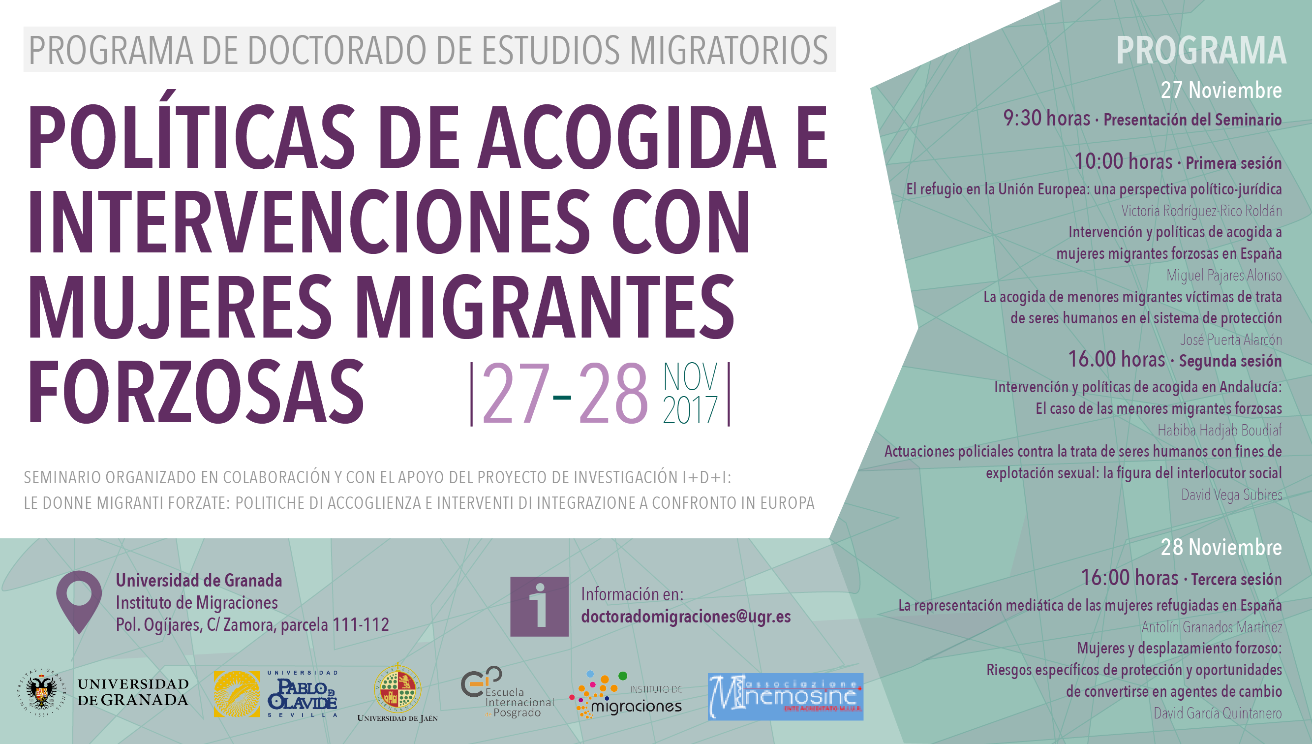 Políticas de Acogida e Intervenciones con Mujeres Migrantes Forzosas
