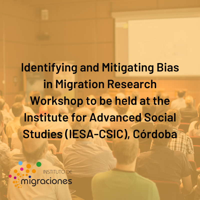 Identifying and Mitigating Bias in Migration Research Workshop to be held