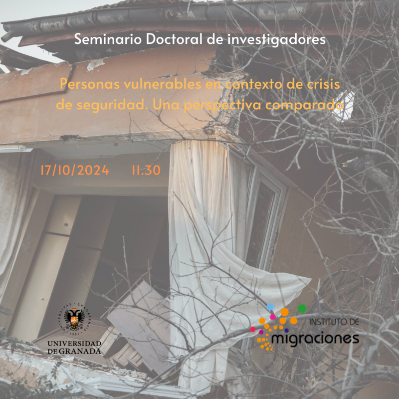 Personas vulnerables en contexto de crisis de seguridad. Una perspectiva comparada Personas vulnerables en contexto de crisis de seguridad. Una perspectiva comparada